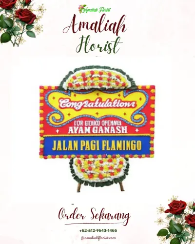 Bunga Papan Congratulation di Kosa